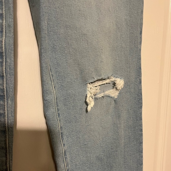 NWT Madewell Perfect Vintage Straight Jean Danby Wash Knee-Rip Edition ND515 - Picture 8 of 15